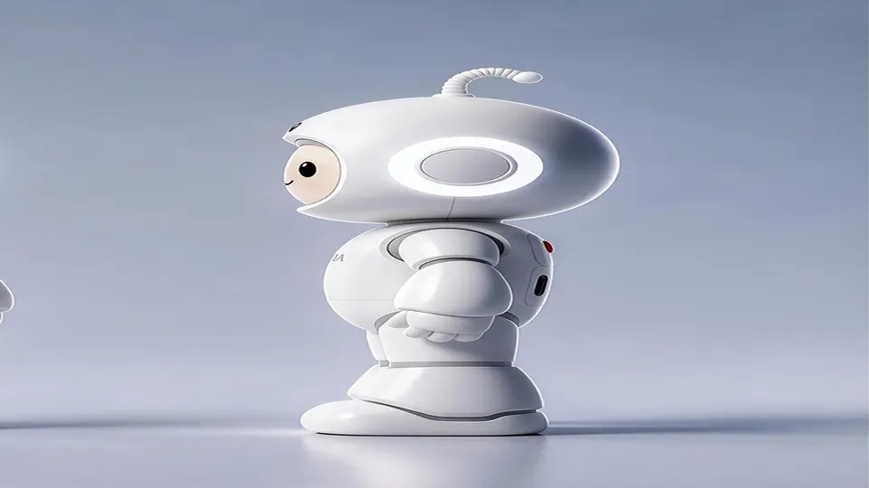 Side view of Mobo, AiMOGA's home-companion humanoid robot