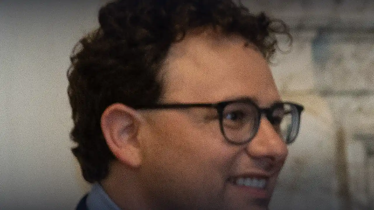 Anthropic CEO Dario Amodei speaking in profile