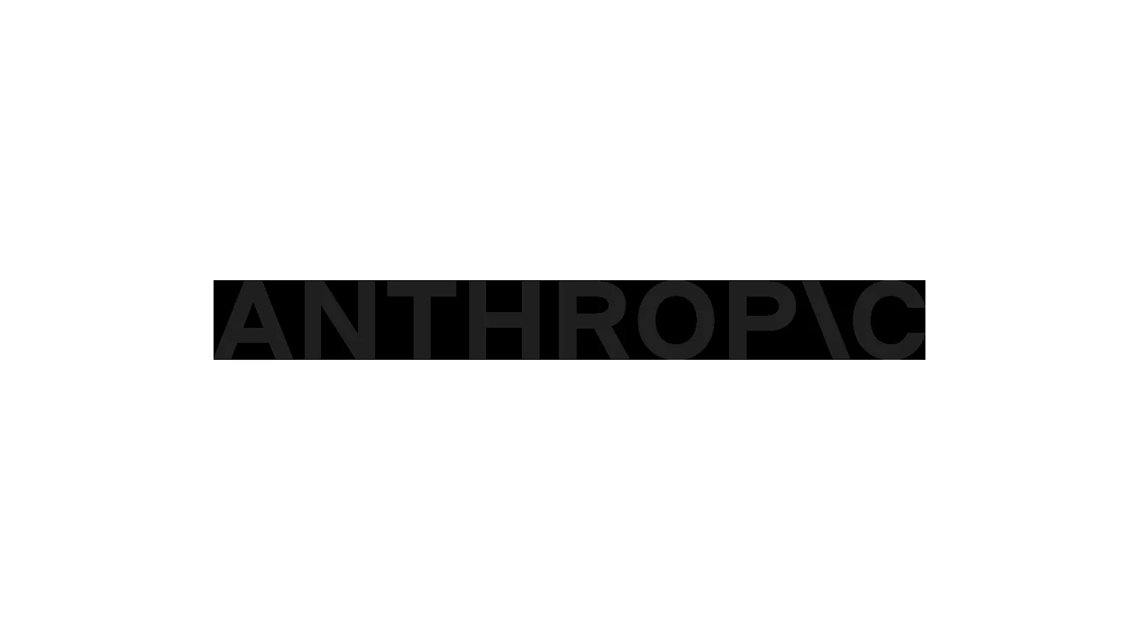 The Anthropic wordmark logo.