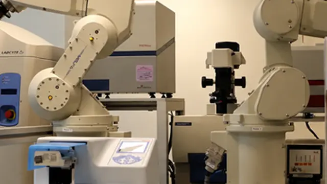 The Eve robot scientist laboratory equipment at Chalmers University of Technology