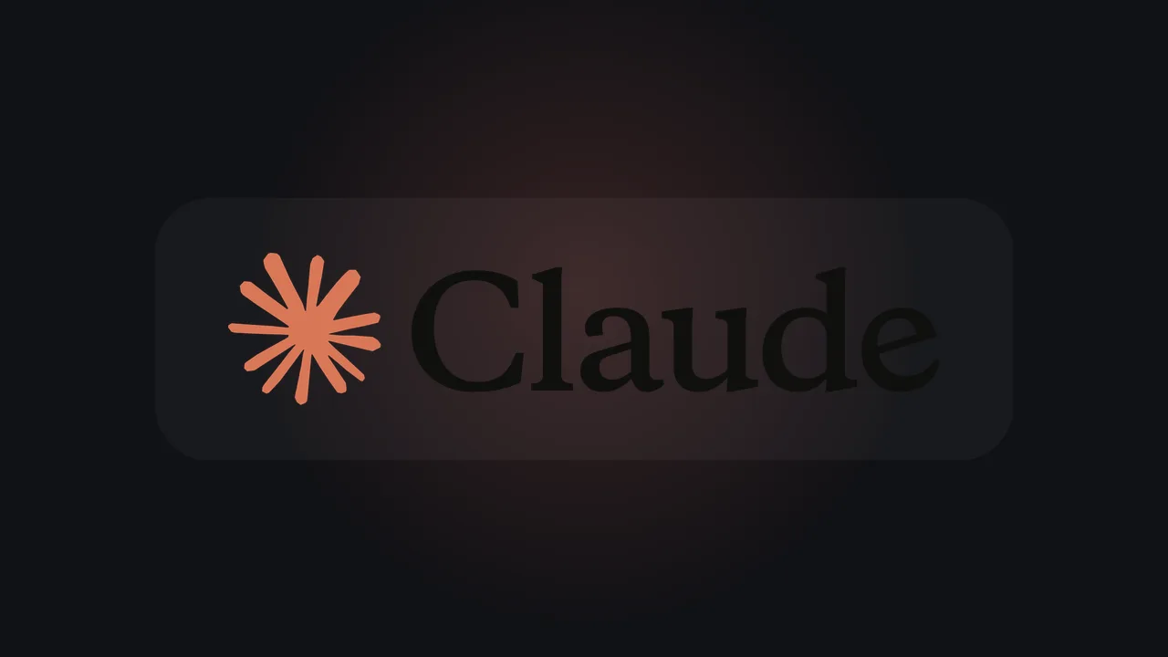 Claude logo on a dark background