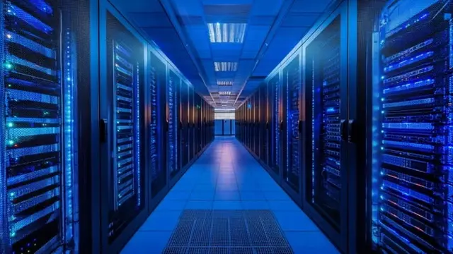 A large data center in London, illustrating Europe's AI infrastructure buildout