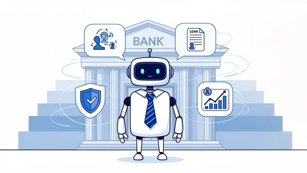 Documents being processed by AI software
