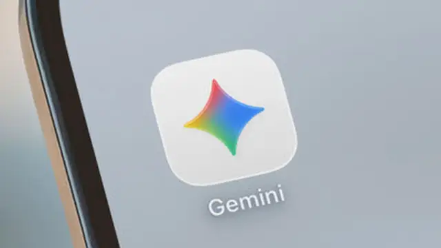 Gemini running on a smartphone