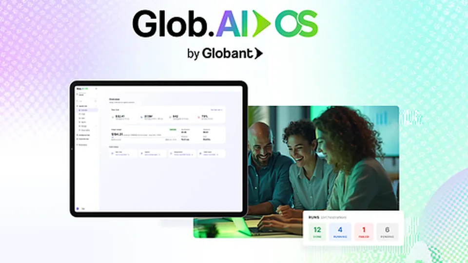 Glob.AI OS launch artwork