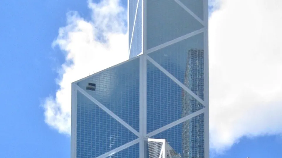 Bank of China Tower in Hong Kong's financial district