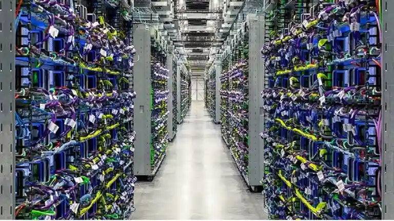 GPU server racks serving enterprise AI workloads