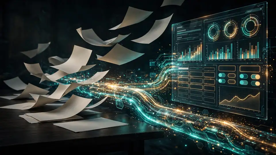 Documents being digitized and structured by intelligent document processing