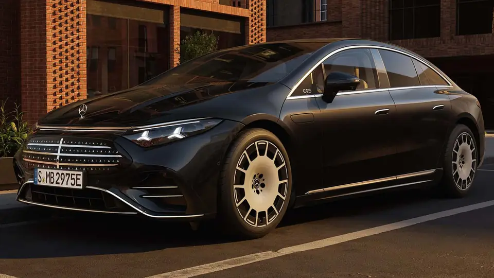 Mercedes-Benz vehicle on the road in the software-defined-car era