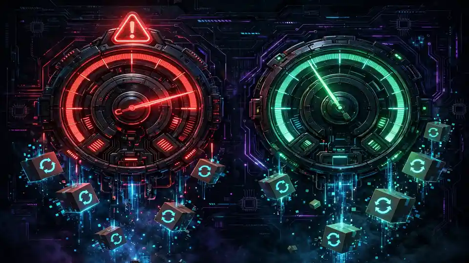 Dashboard comparing cyber capability scores of two AI model versions