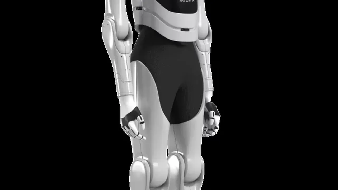 The 4NE-1 humanoid: one of five NEURA embodiments trained on a single Neuron AI foundation