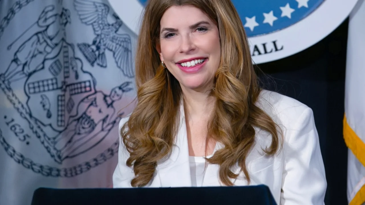 New York City Council Speaker Julie Menin, who unveiled a package of AI safety bills