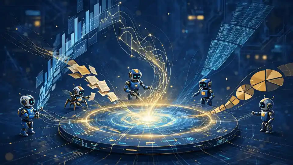 AI agents sharing data streams from a central pool