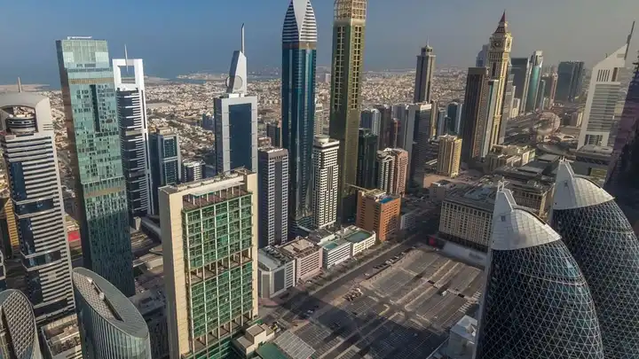 Towers of the Dubai International Financial Centre district