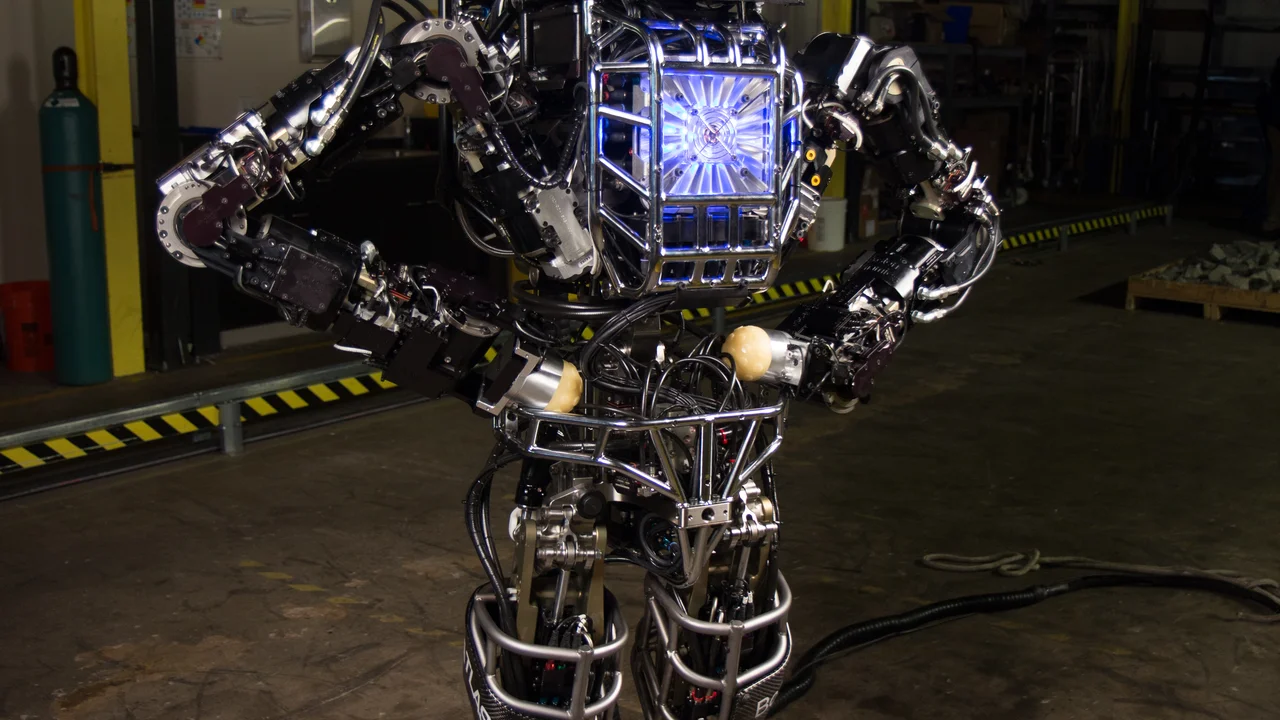 The Atlas humanoid robot during testing, a legacy of Marc Raibert's Boston Dynamics