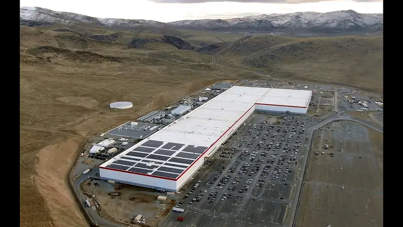 Tesla Gigafactory 1 in Nevada — the manufacturing base behind the delivery beat