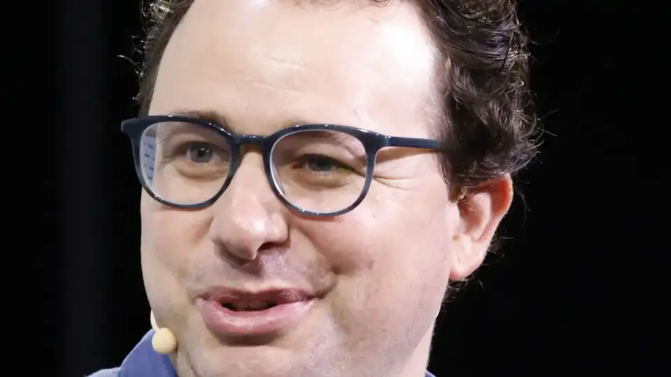 Dario Amodei, CEO of Anthropic, speaking at TechCrunch Disrupt 2023