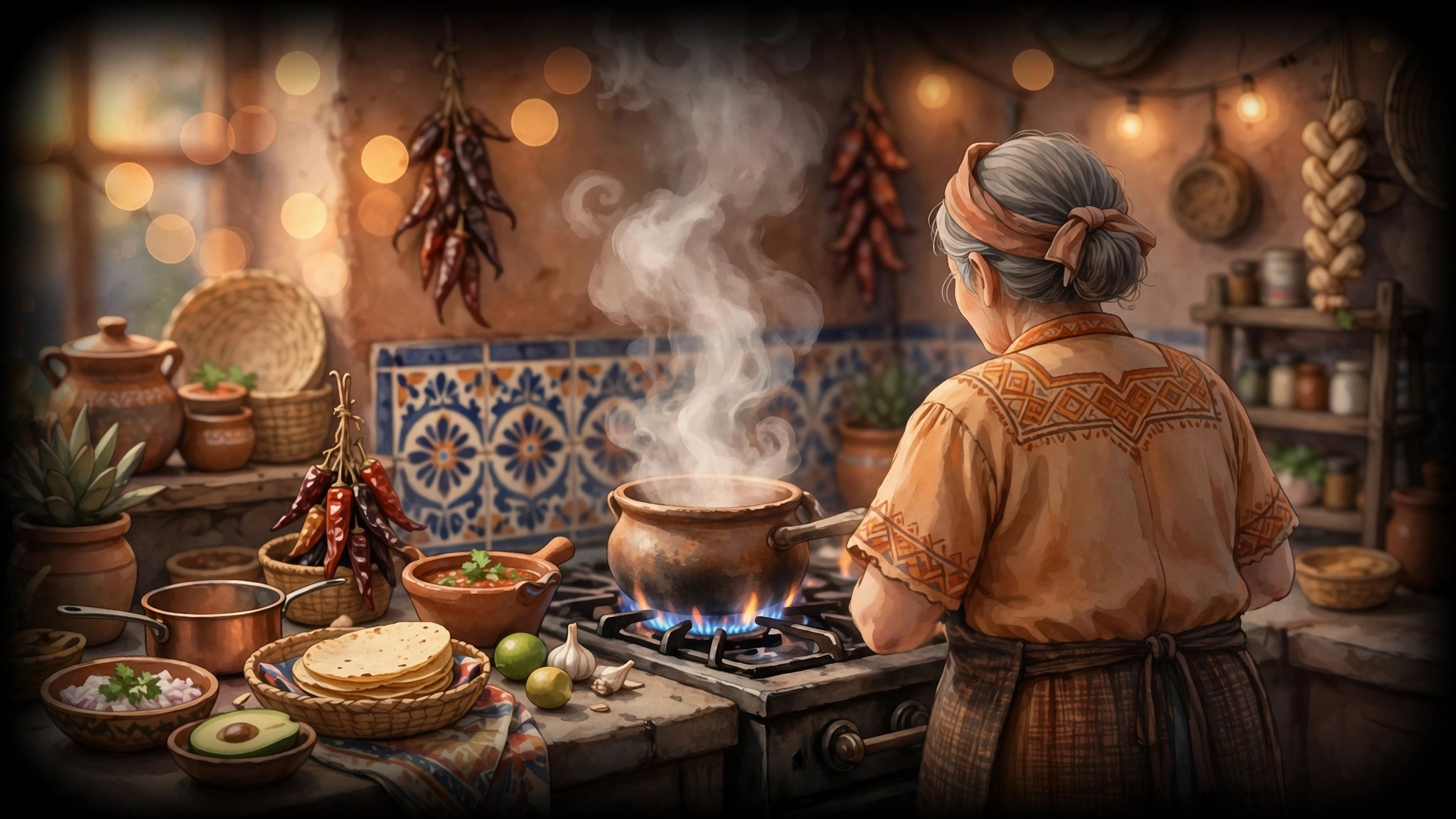 Play: 64-second AI-generated comedy clip, Trump as a Mexican abuelita cooking