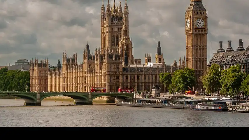 Detail of the Palace of Westminster